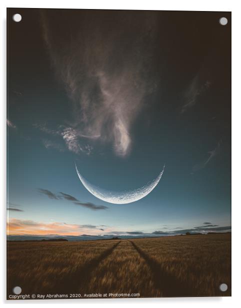 Lunar Dream Acrylic by Ray Abrahams