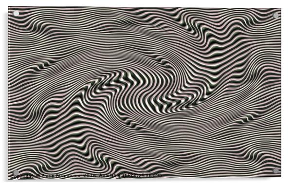 Lines Impression Acrylic by Florin Birjoveanu