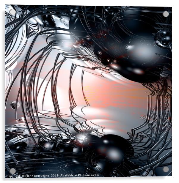 Swirl Light Acrylic by Florin Birjoveanu