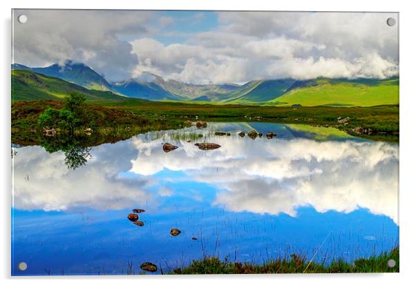  Loch Ba western side  Acrylic by Kenny McCormick