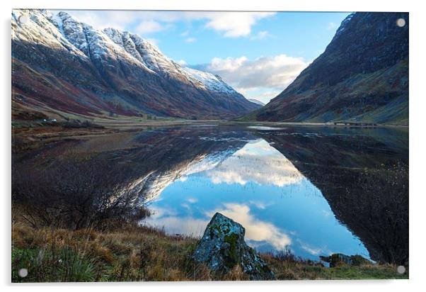  Loch Achtriochtan, Glencoe  Acrylic by Kenny McCormick