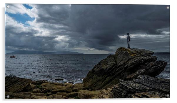  Isle of Rum  form Elgol  Acrylic by Kenny McCormick