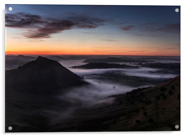  Chrome Hill Misty Sunrise Acrylic by John Cropper