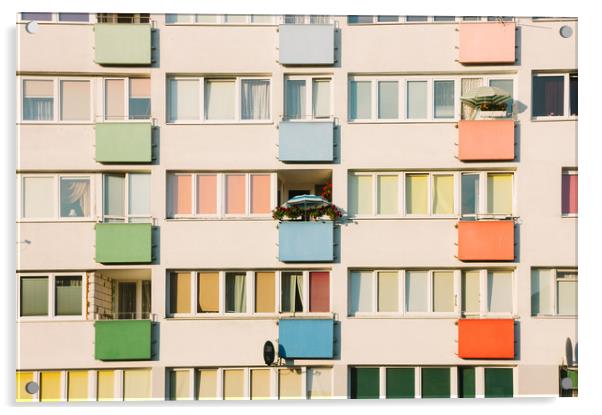 Apartment Life Acrylic by Patrycja Polechonska