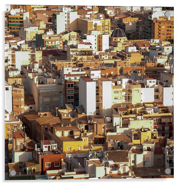  Cityscape Alicante Acrylic by Scott Maloney