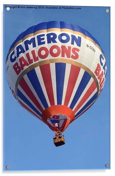  Cameron Balloon Acrylic by tom downing