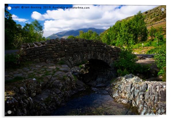 Ashness bridge Acrylic by tom downing