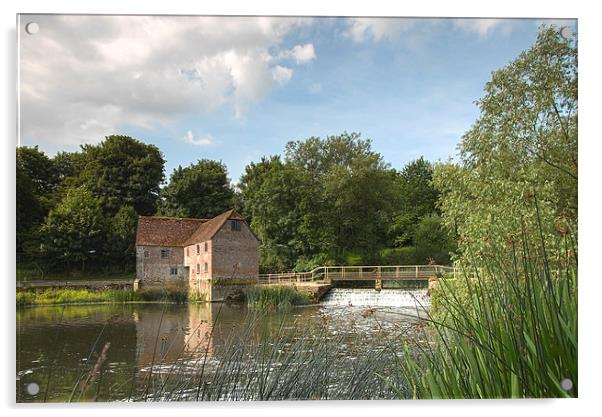 Sturminster Newton Mill Acrylic by Bob Small