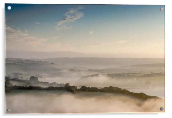 Mists of Exmoor Acrylic by Bob Small