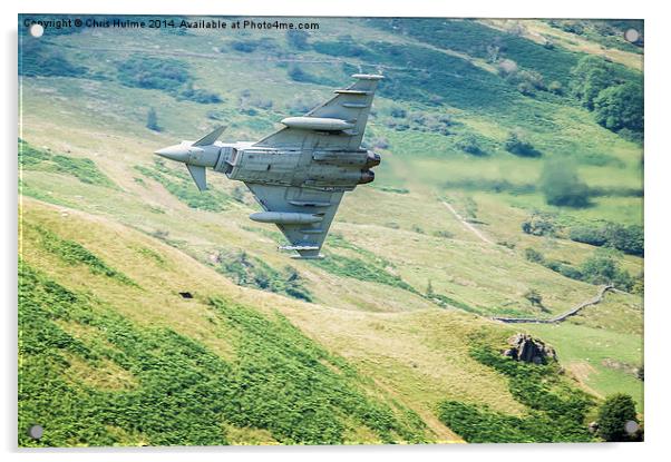  Eurofighter Typhoon Acrylic by Chris Hulme