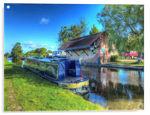  Aynho Wharf  Acrylic by Steve Bampton