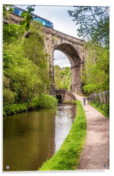  Under the Viaduct Acrylic by David Bradbury