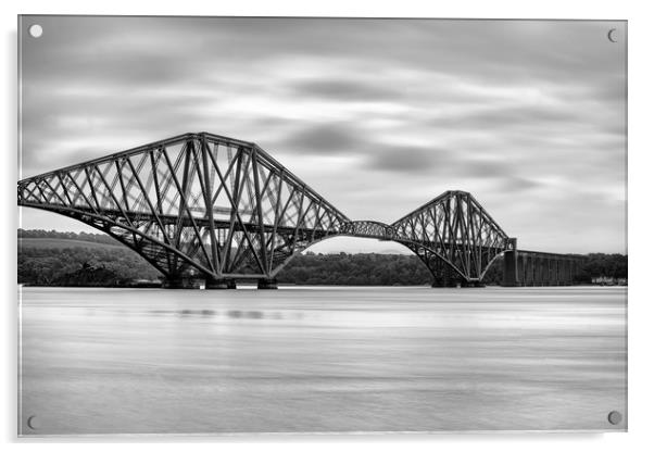 Forth Rail Crossing Acrylic by Garry Quinn