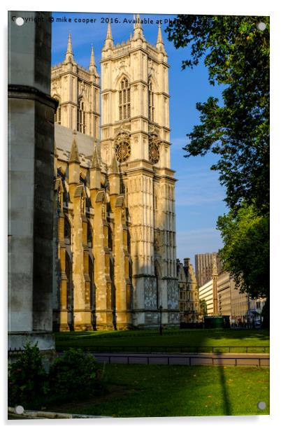 view of the Abbey Acrylic by mike cooper