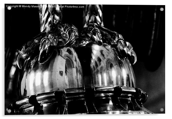  Brass Feet Acrylic by Wendy Mason
