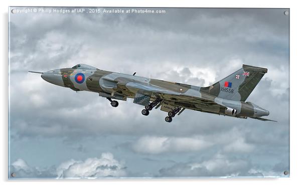 Vulcan B2 XH558 (3) Acrylic by Philip Hodges aFIAP ,