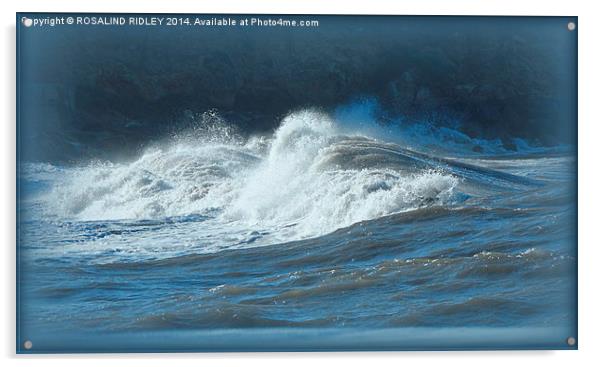 WAVES  Acrylic by ROS RIDLEY