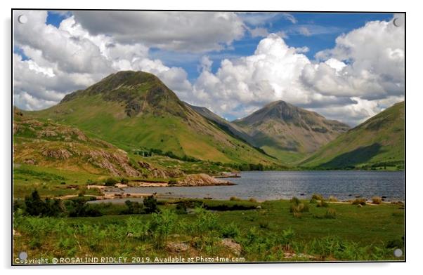 "3D Clouds at Wast Water" Acrylic by ROS RIDLEY