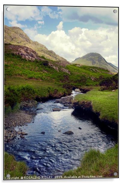 "Mountain stream in Wasdale" Acrylic by ROS RIDLEY