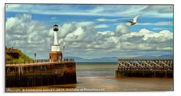"Painterly Maryport" Acrylic by ROS RIDLEY