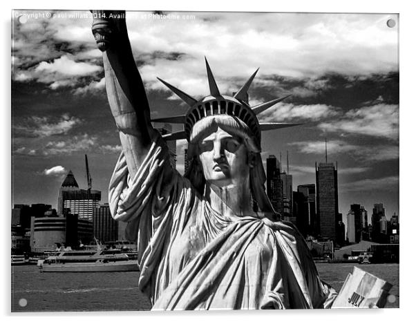  NEW YORK Acrylic by paul willats
