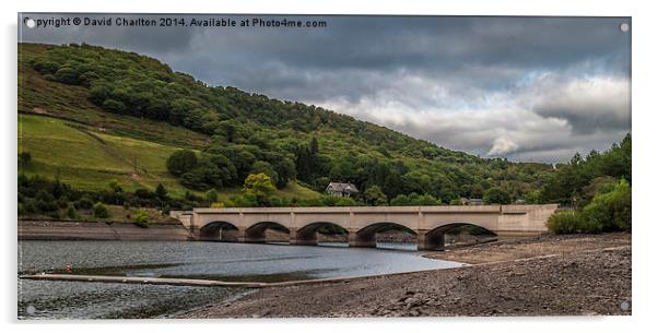  Ladybower Reservoir Acrylic by David Charlton