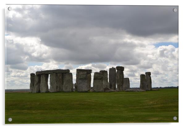 Stonehenge Acrylic by John Bridge