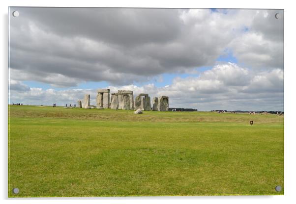 Stonehenge Acrylic by John Bridge