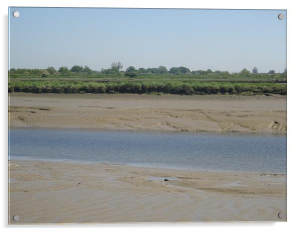 River Blackwater at Maldon Acrylic by John Bridge