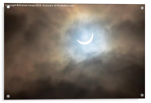  Uk Eclipse  Acrylic by Andrew Heaps