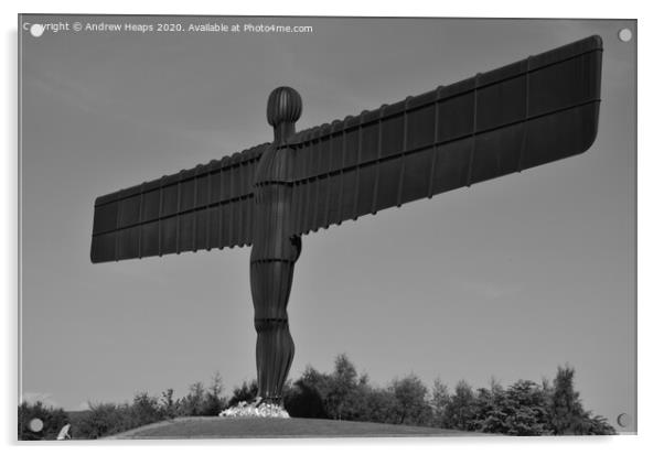 Angel of the North Statue Acrylic by Andrew Heaps
