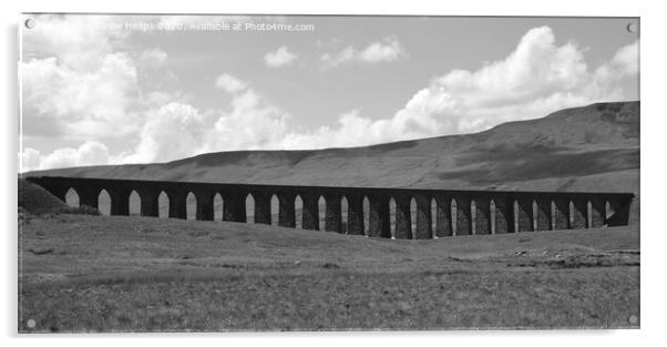 Ribblehead Viaduct  Acrylic by Andrew Heaps