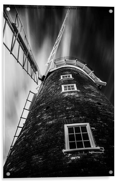 Windmill of my Mind Acrylic by Simon Gray