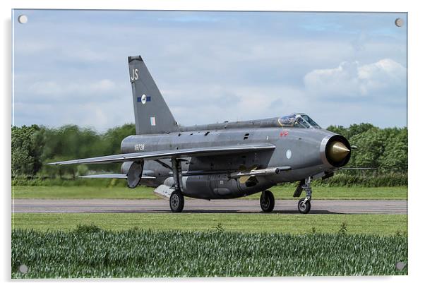  The English Electric Lightning F6 Acrylic by Philip Catleugh