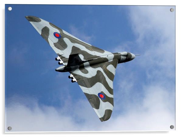  AVro Vulcan B2 XH558 Acrylic by Philip Catleugh