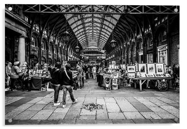  Apple Market Acrylic by Paul Sharp