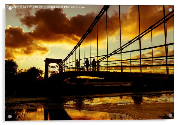  Horkstow Bridge Acrylic by Lee Wilson