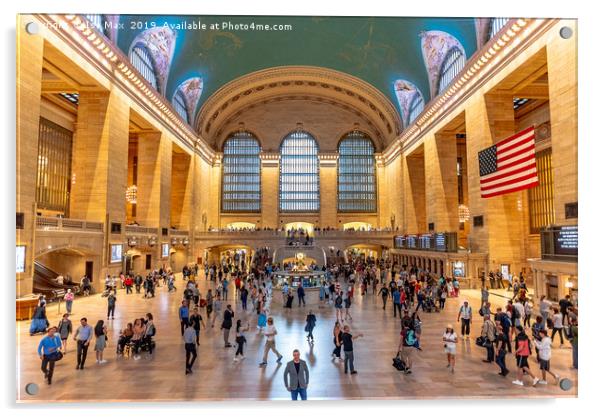 Grand Central Station, Manhattan, New York Acrylic by The Tog
