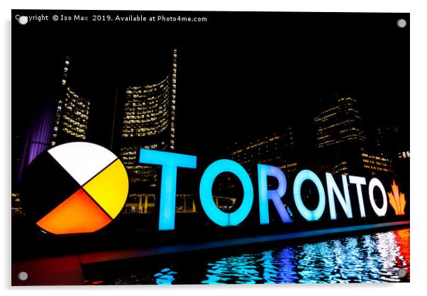 Nathan Phillips Square, Toronto, Canada Acrylic by The Tog