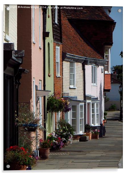  Abbey Street, Faversham Acrylic by Andrew Wright