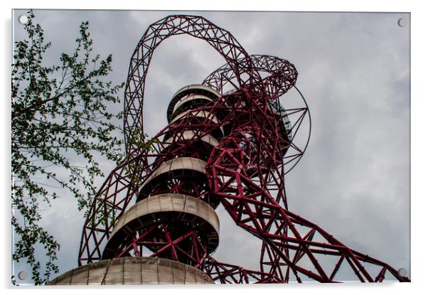 The ArcelorMittal Orbit Acrylic by Simon Hackett