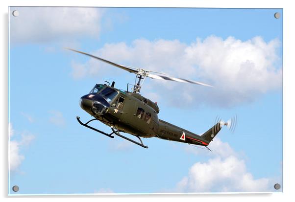  huey helicopter usa Military @ Flying Machines sh Acrylic by Andy Stringer