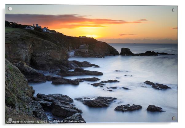 Lizard Point at sunrise  Acrylic by Andrew Ray