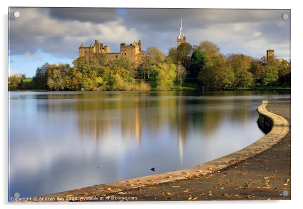 Autumn at Linlithgow Acrylic by Andrew Ray