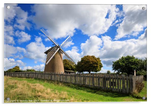 Bembridge Windmill  Acrylic by Andrew Ray