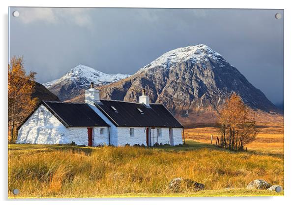 Black Rock Cottage Acrylic by Andrew Ray