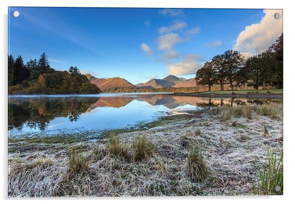 Frosty Morning (Derwent Water) Acrylic by Andrew Ray