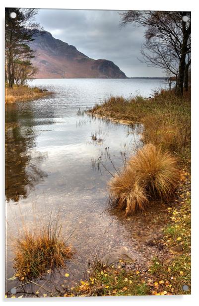 Ennerdale Water Acrylic by Andrew Ray