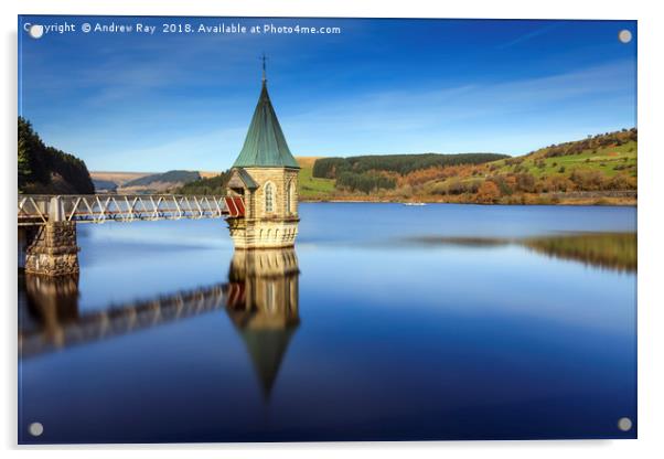 Pontsticill Reservoir Acrylic by Andrew Ray