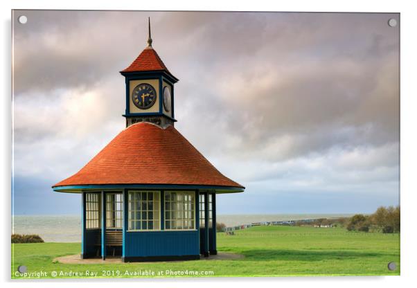 Frinton-on-Sea clocktower Acrylic by Andrew Ray